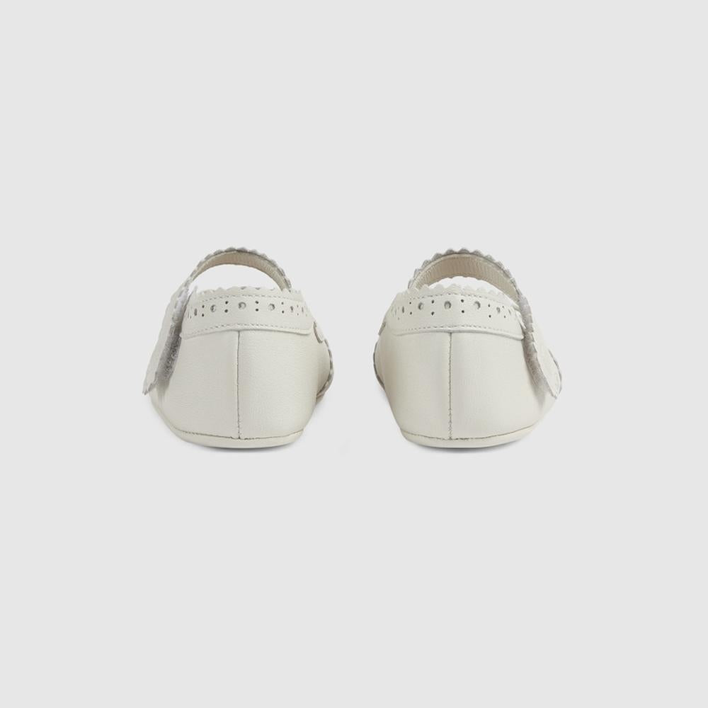 GUCCI Kids Baby ballet flat White 779150 BLN00 9050