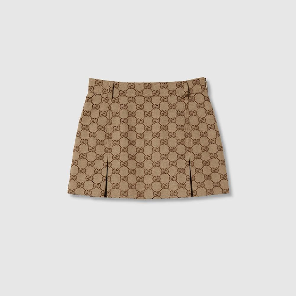 GUCCI Kids Children GG canvas skirt Camel 793077 XWA2M 2580