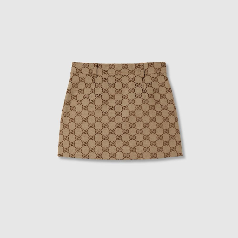 GUCCI Kids Children GG canvas skirt Camel 793077 XWA2M 2580