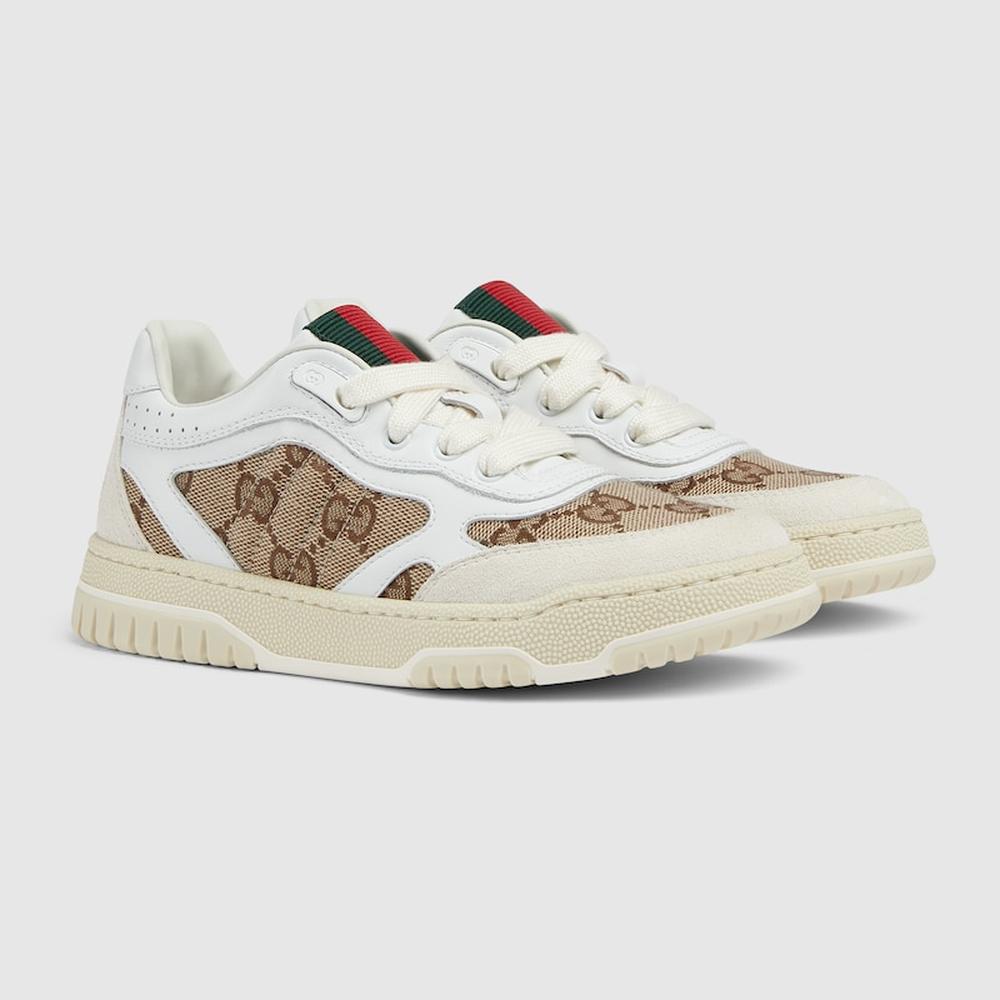 GUCCI Kids Children Gucci Re-Web trainer White 793956 AADOW 9555