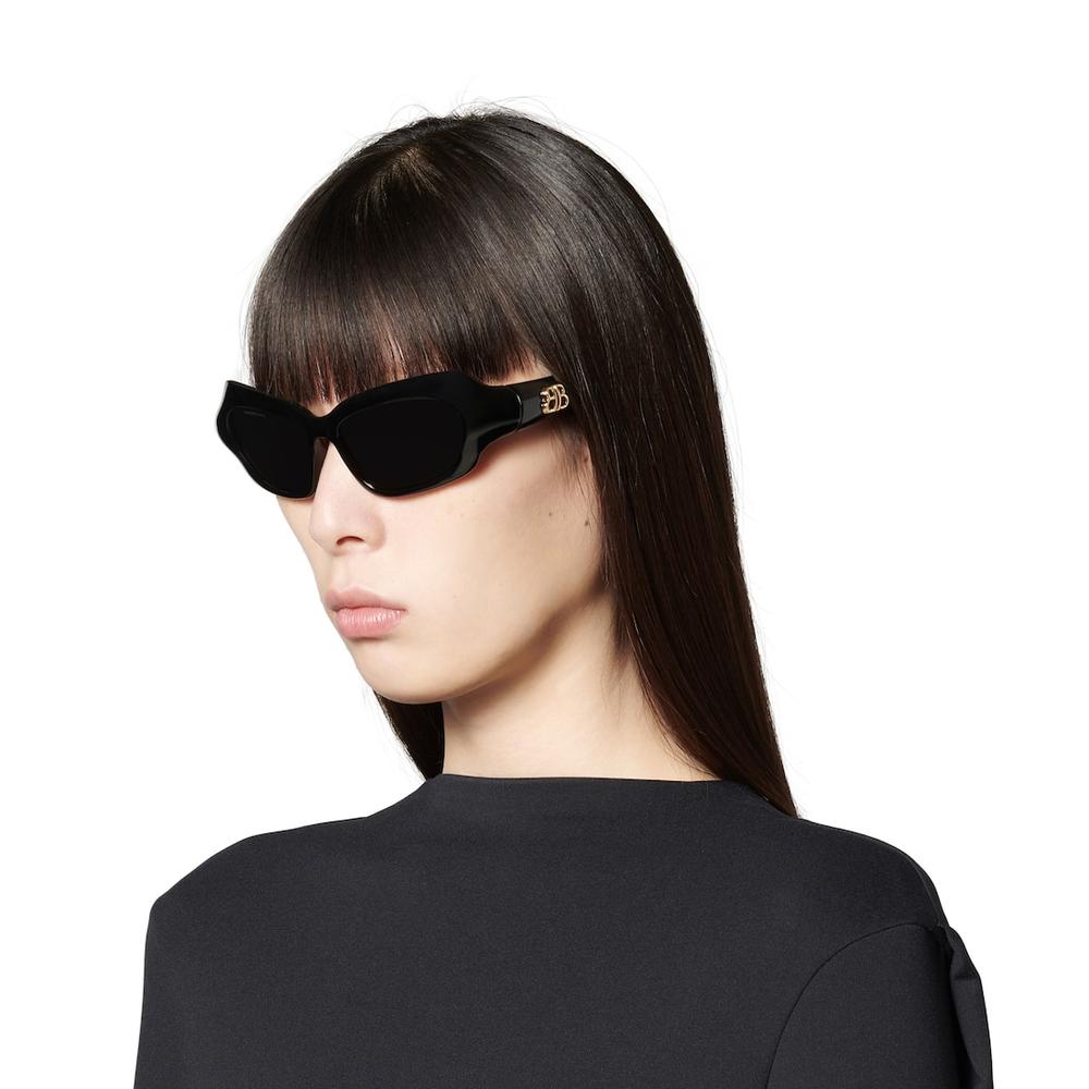 BALENCIAGA Women Palazzo Rectangle Sunglasses for in Black 794307T00071000