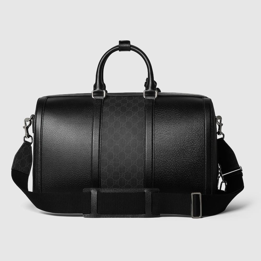 GUCCI Men GG medium duffle bag Black Supreme canvas 795458 FADJK 1000