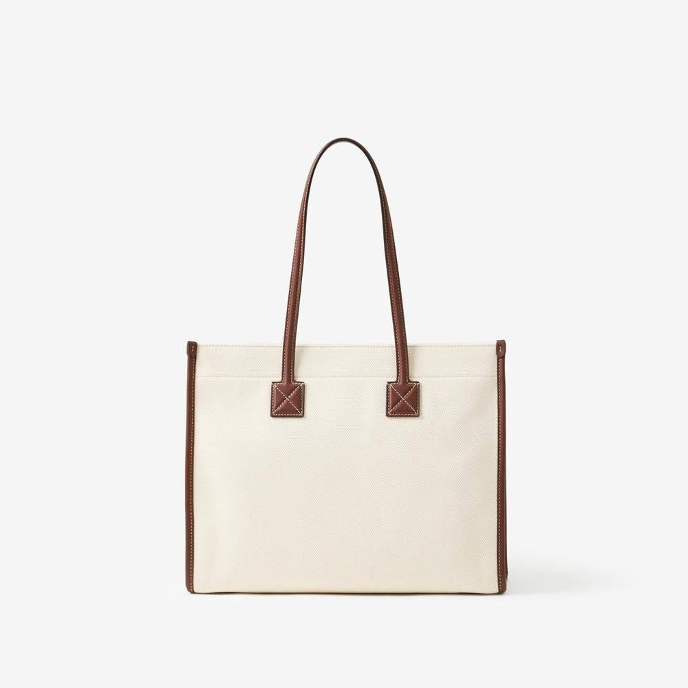 BURBERRY Women Medium Freya Tote Natural/tan 80441291