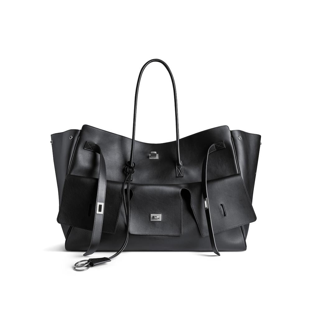 BALENCIAGA Women Bel Air Xl Carry All Bag in Black 8054802ABAW1000