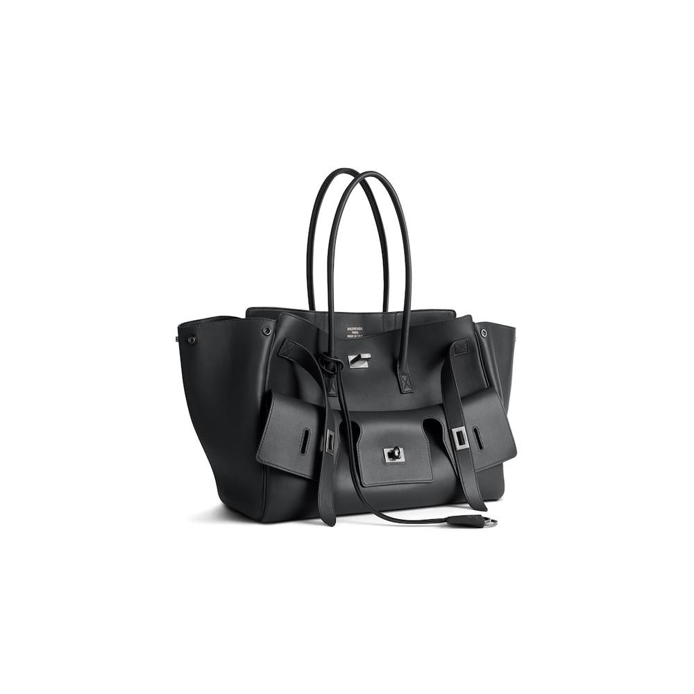 BALENCIAGA Women Bel Air Medium Carry All Bag in Black 8054812ABAW1000