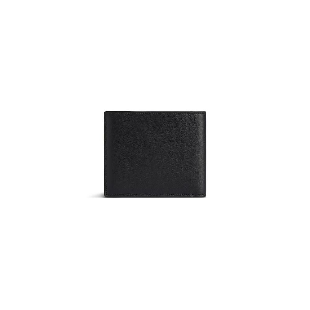 BALENCIAGA Men Credit Square Folded Wallet in Black 8066422ABGM1000