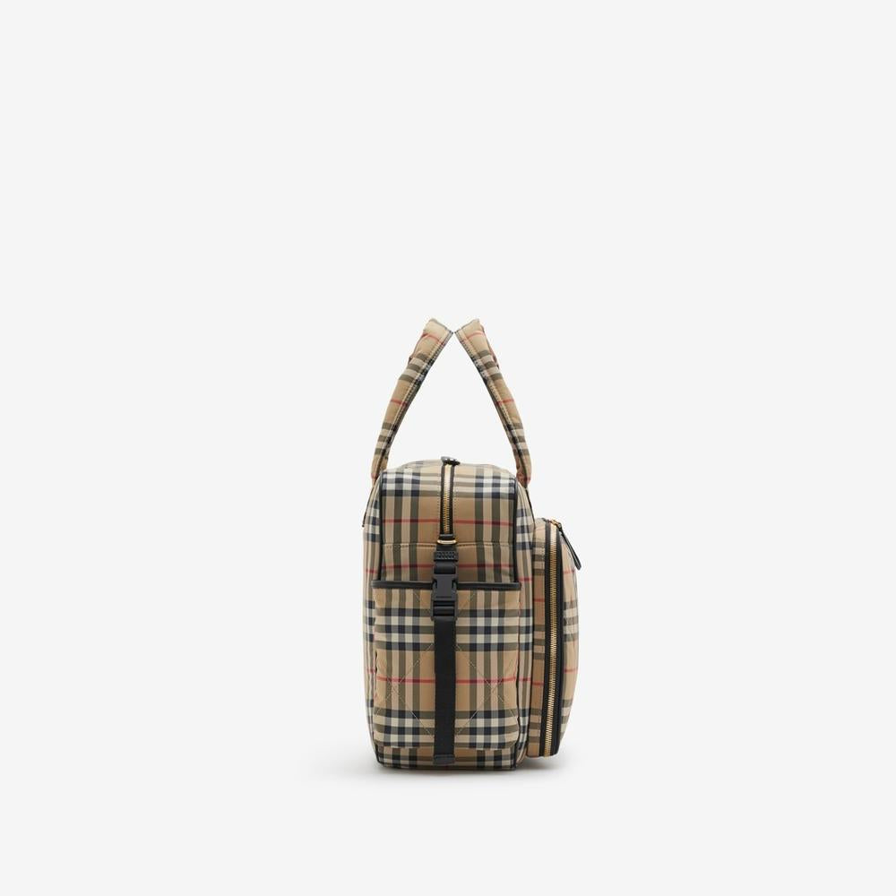 BURBERRY Women Check Baby Changing Bag Archive beige 80726071