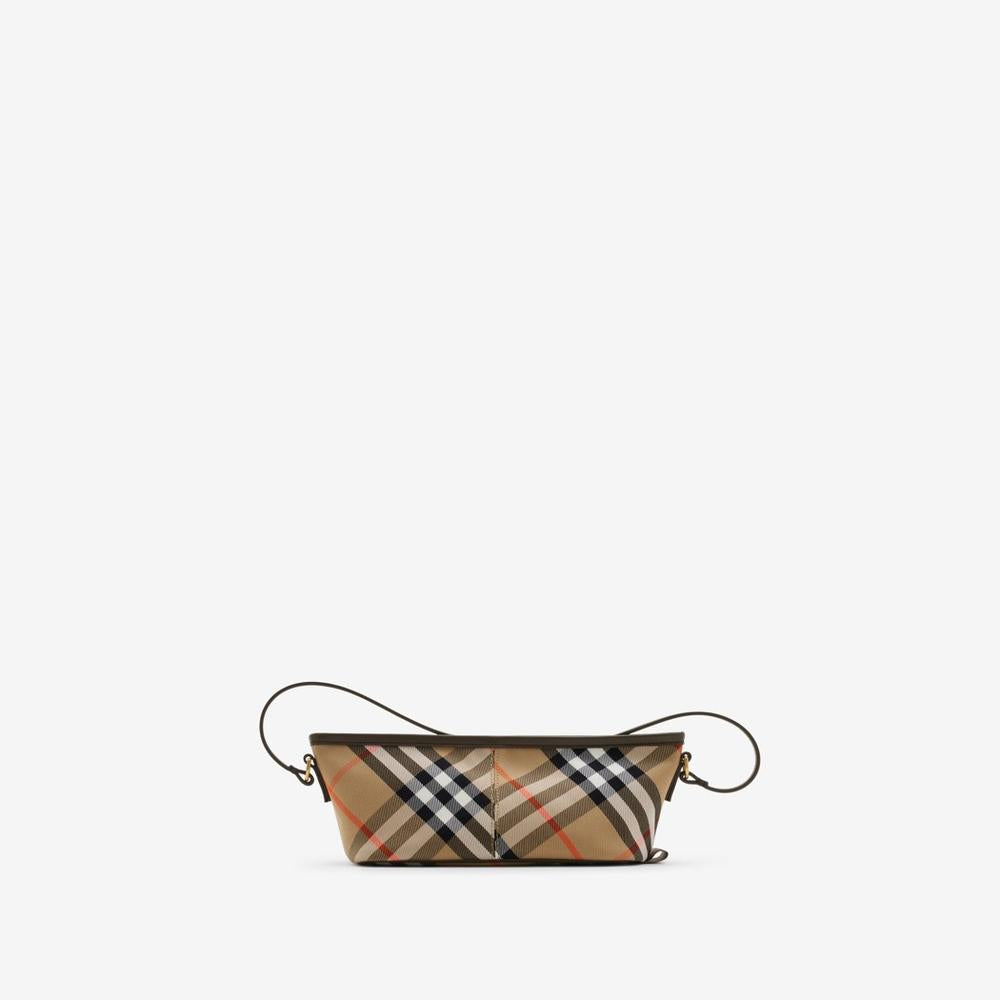 BURBERRY Women Check Mini Bag Sand 80952961