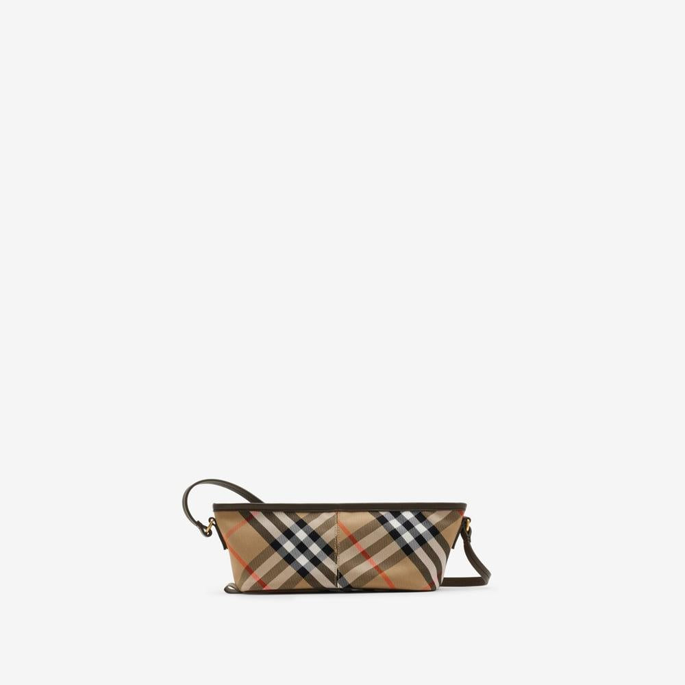 BURBERRY Women Check Mini Bag Sand 80952961