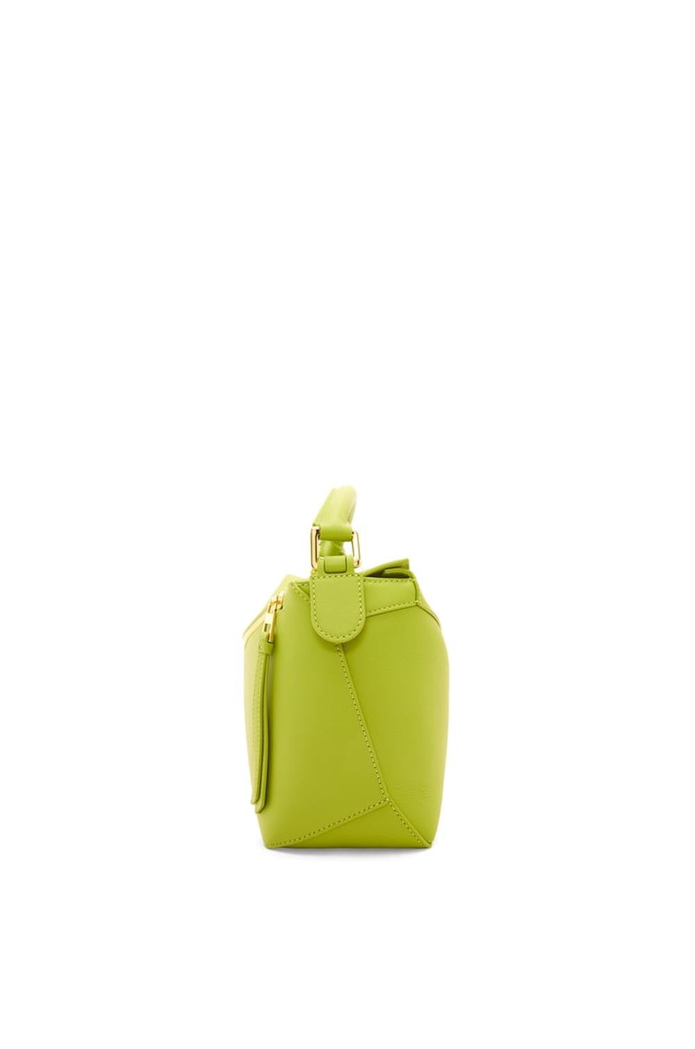 LOEWE Women Small Puzzle bag in classic calfskin Meadow Green A510P60X41-1718