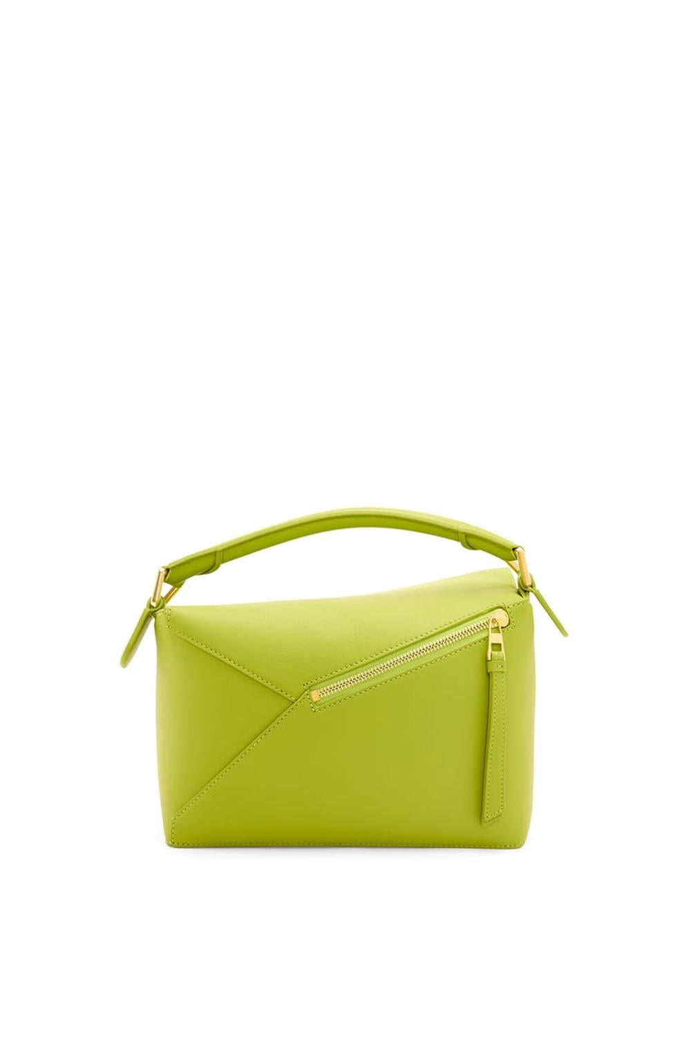 LOEWE Women Small Puzzle bag in classic calfskin Meadow Green A510P60X41-1718