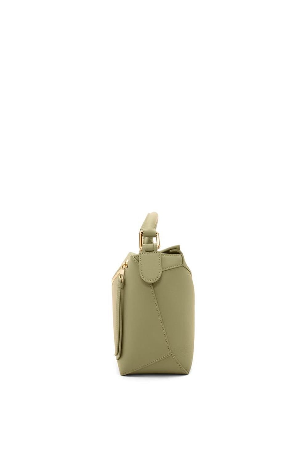 LOEWE Women Small Puzzle bag in classic calfskin Eucalyptus Green A510P60X41-4787