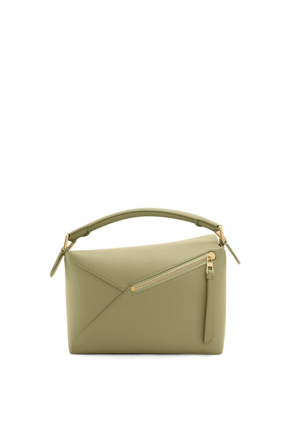 LOEWE Women Small Puzzle bag in classic calfskin Eucalyptus Green A510P60X41-4787