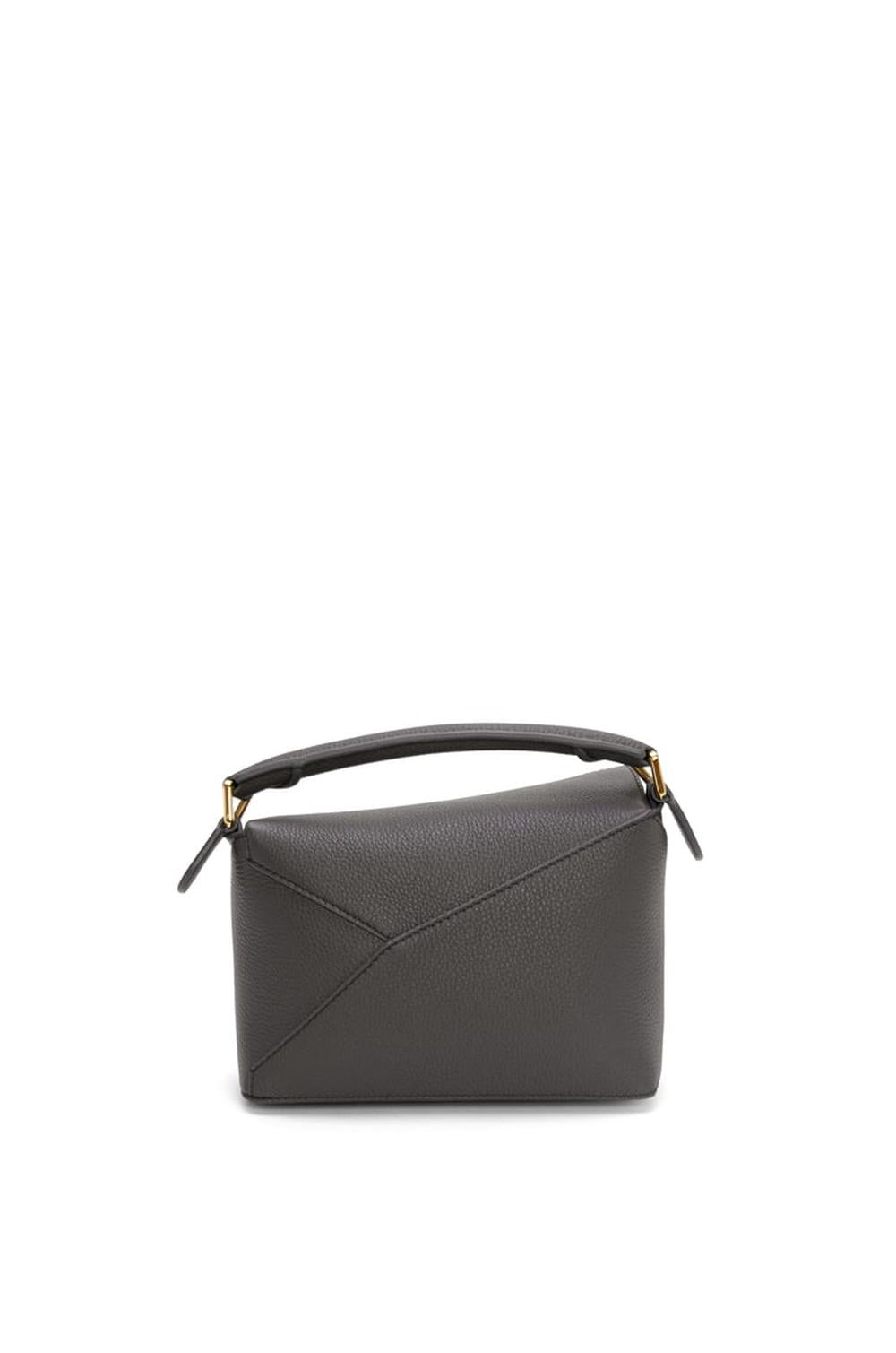 LOEWE Women Mini Puzzle bag in soft grained calfskin Dark Grey A510P88X16-1220