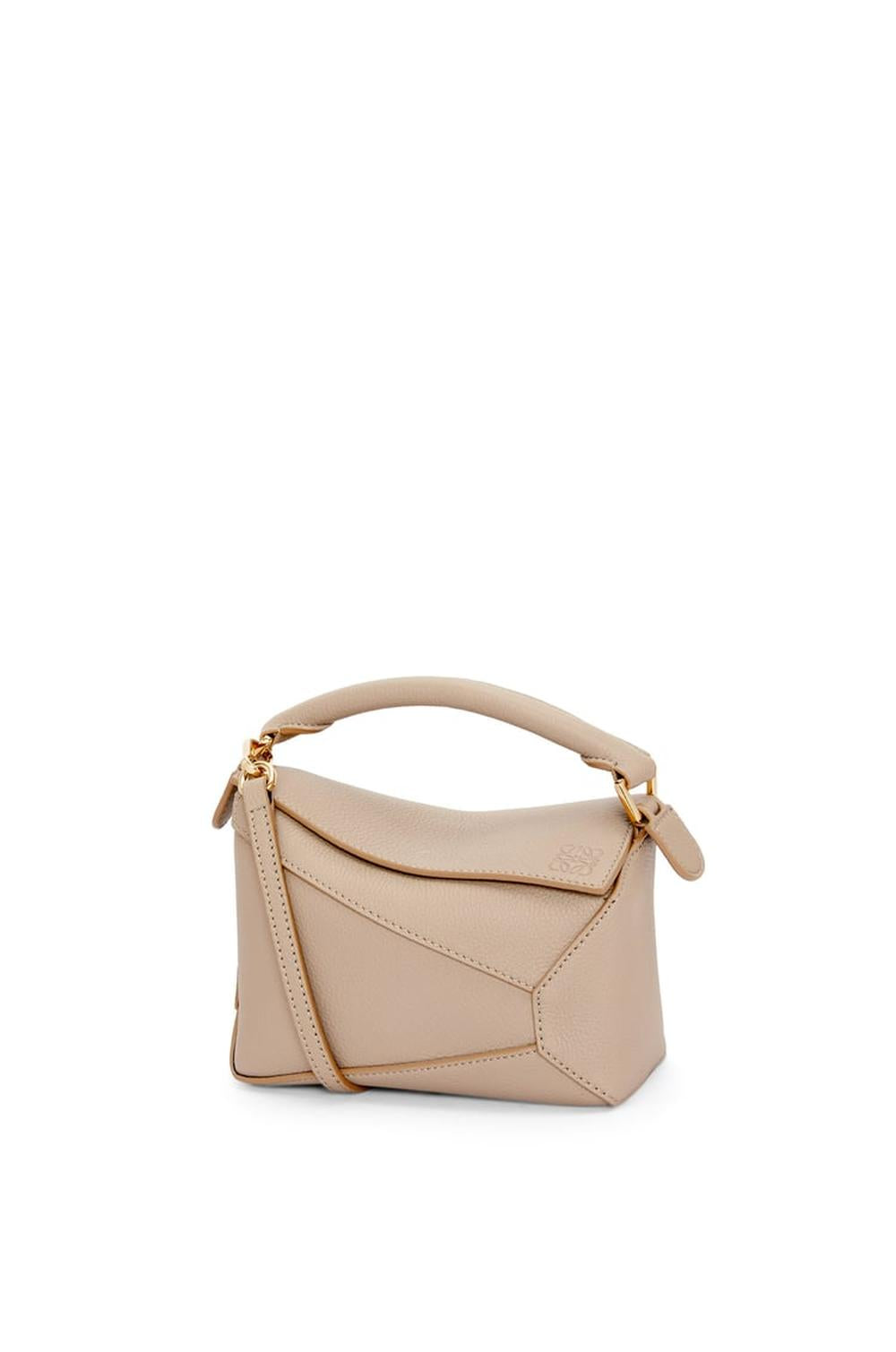 LOEWE Women Mini Puzzle bag in soft grained calfskin Sand A510P88X16-2150