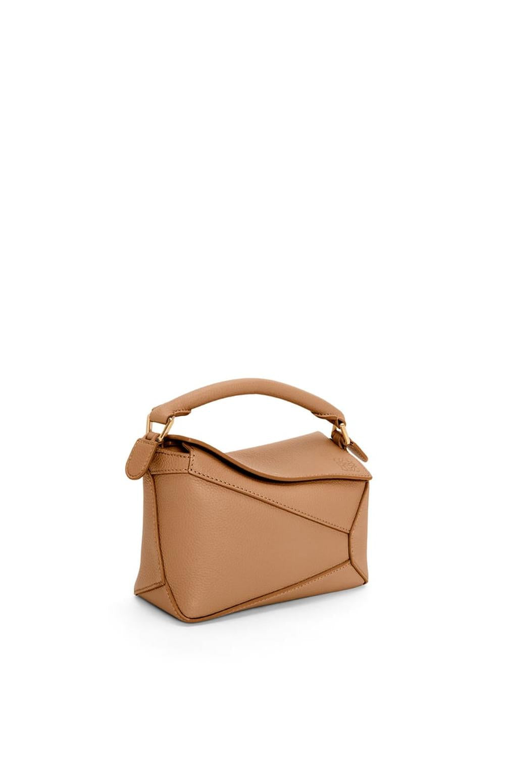 LOEWE Women Mini Puzzle bag in soft grained calfskin Toffee A510P88X16-5542