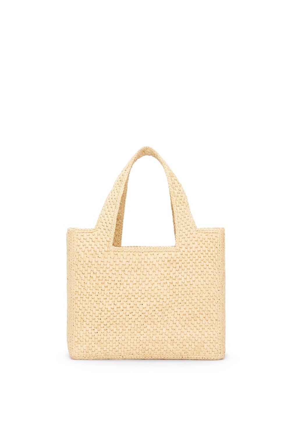 LOEWE Women Small Font tote in raffia Natural A685B59X03-2123