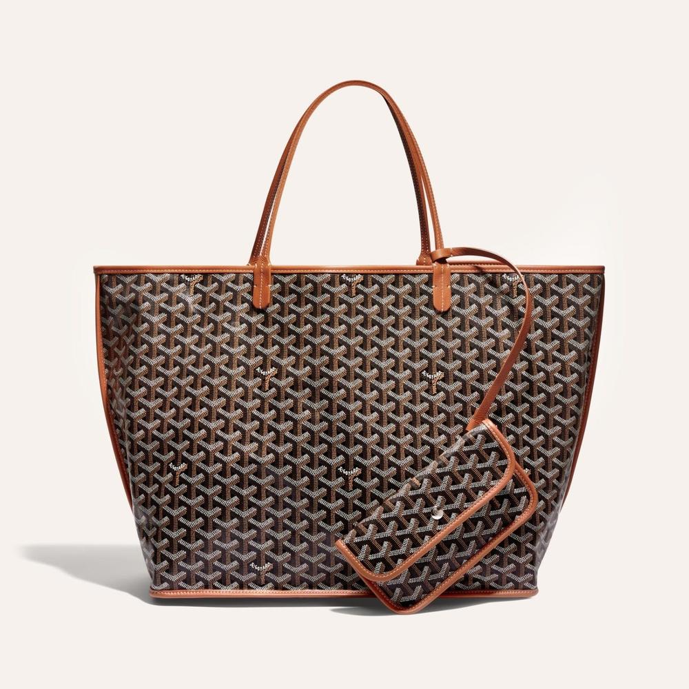 حقيبة GOYARD Anjou GM للجنسين باللونين الأسود والبني ANJOUSGMLCG03TY01P