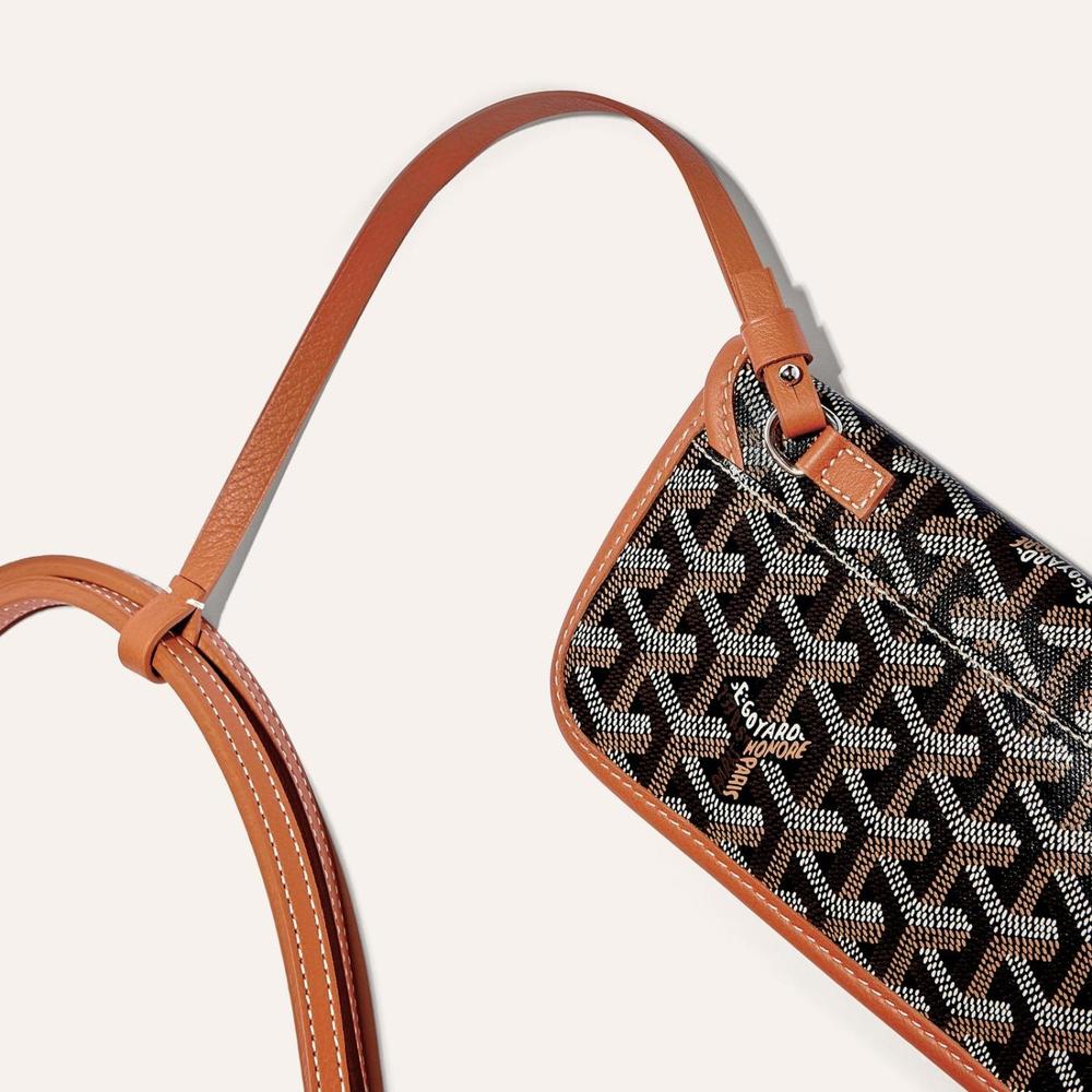 GOYARD Unisex Anjou GM Bag Black and Tan ANJOUSGMLCG03TY01P