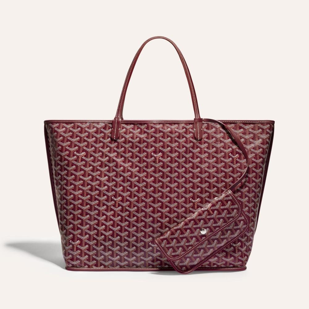 GOYARD Unisex Anjou GM Bag Burgundy ANJOUSGMLCG33TY33P