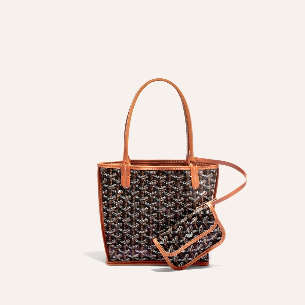 GOYARD Women Anju Bag Mini Blacktan Black ANJOUSMINCG03TY01P