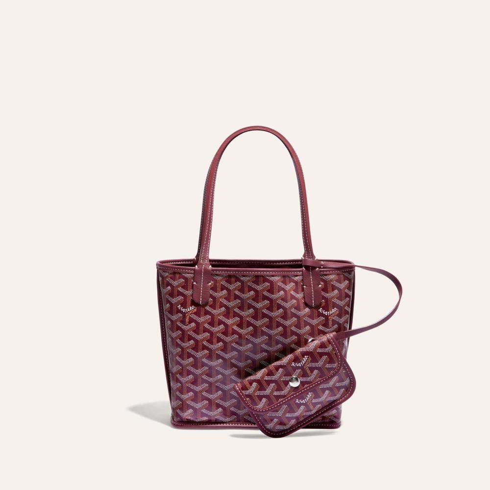 حقيبة GOYARD النسائية Anju Mini Burgundy ANJOUSMINCG33TY33P