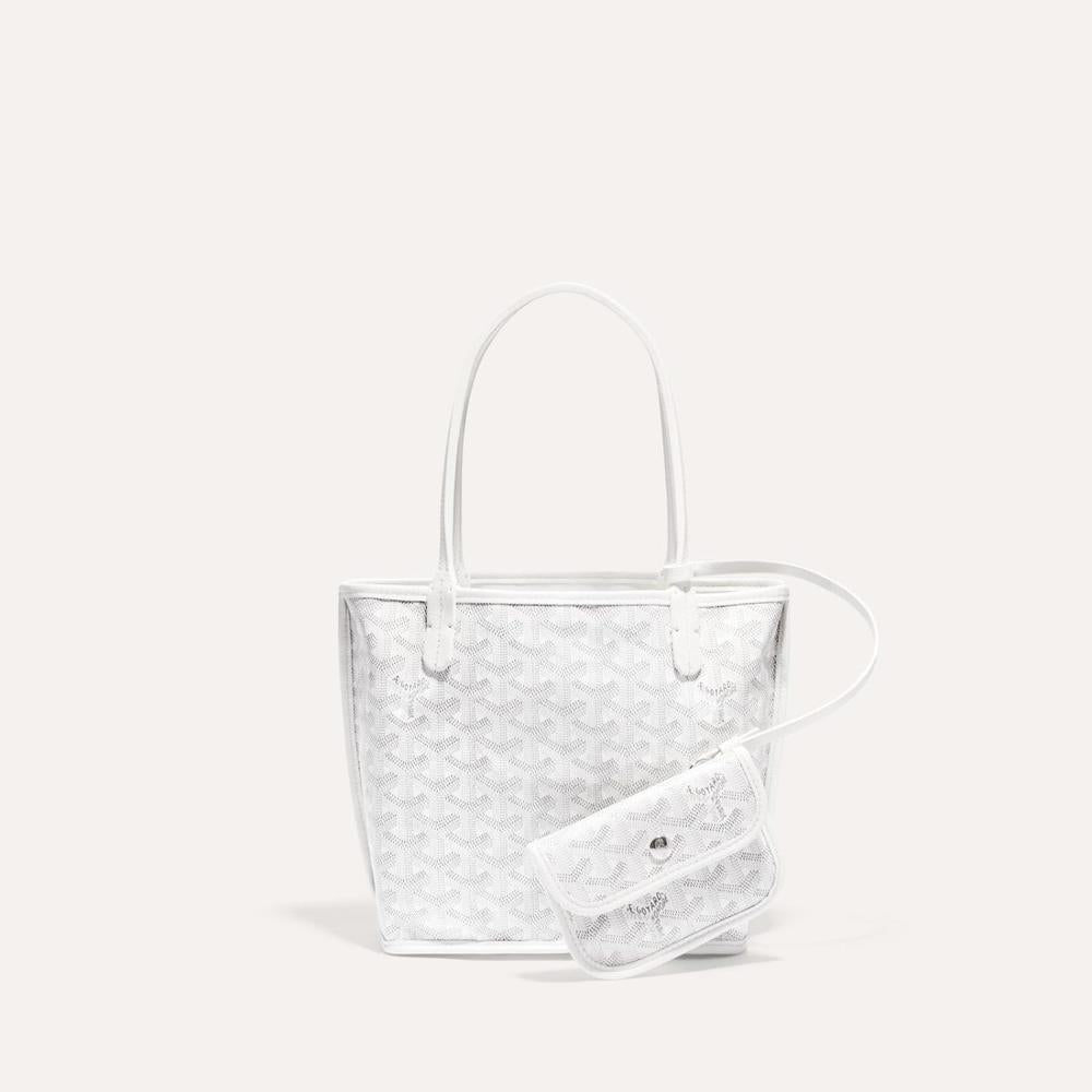 حقيبة GOYARD النسائية Anju Mini باللون الأبيض ANJOUSMINCG50TY50P