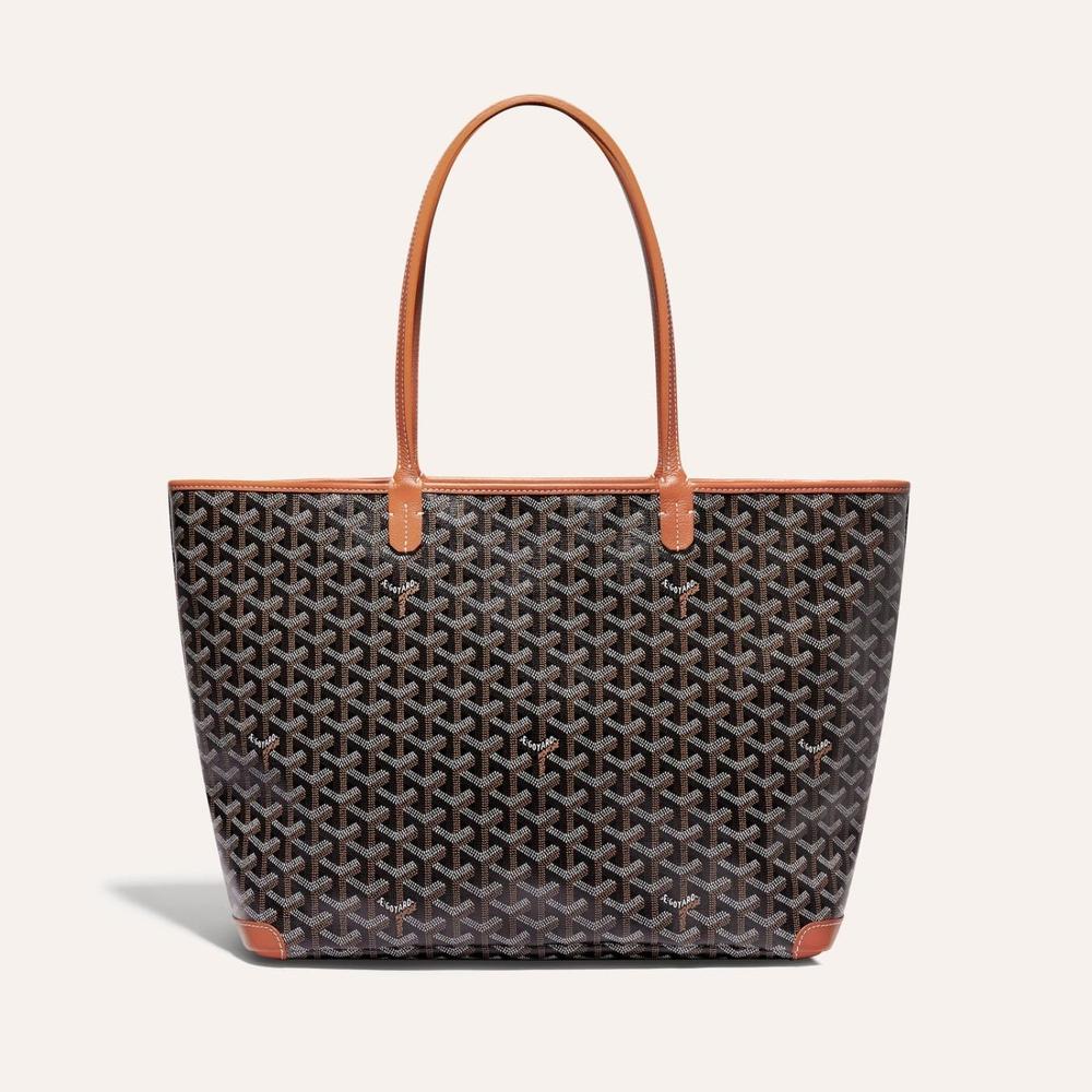 GOYARD Women Artois Bag MM Black tan ARTOISMMLTY01CL03P