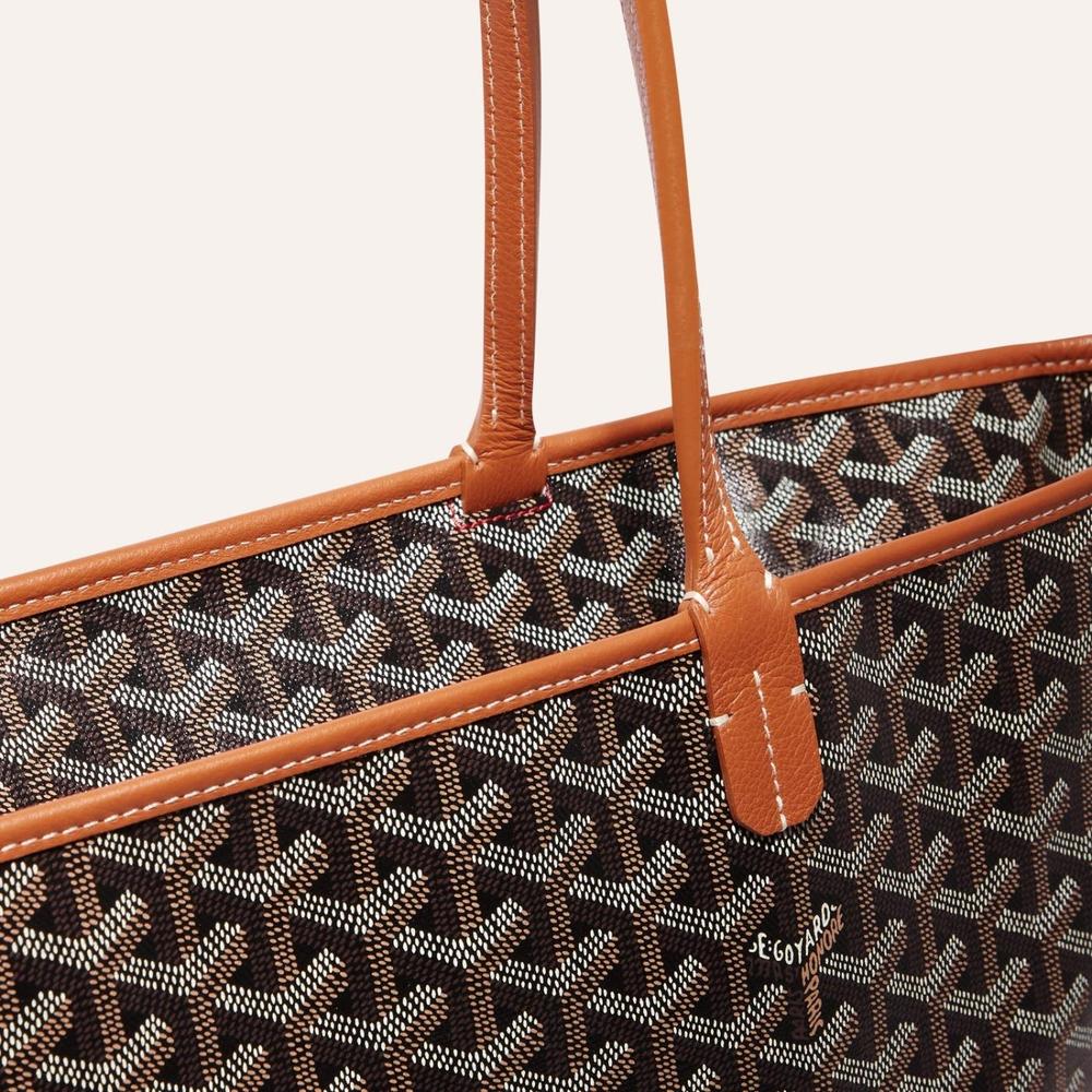 حقيبة GOYARD النسائية Artois MM باللون الأسود والبني ARTOISMMLTY01CL03P