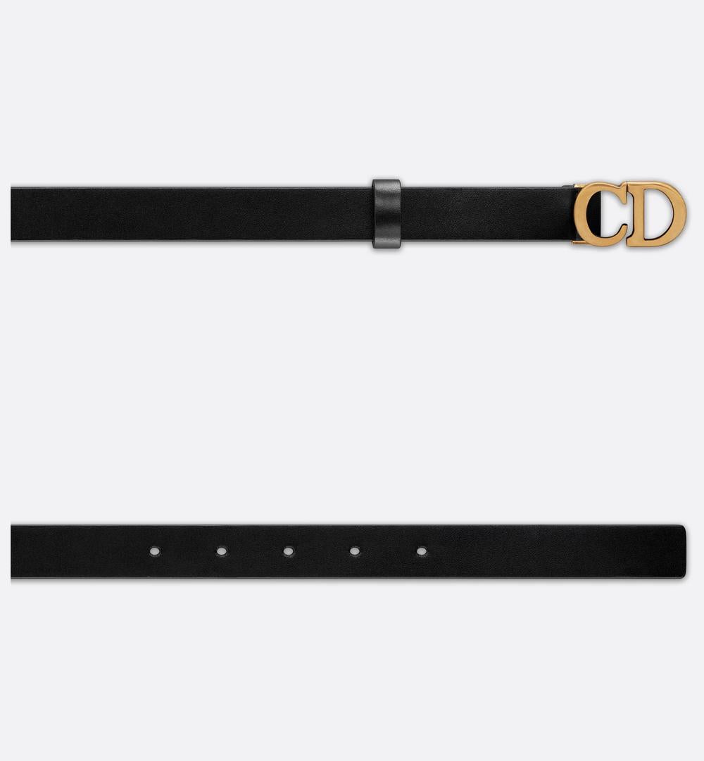 DIOR Women Saddle Belt Ultra-soft black B0445CWGH_M900