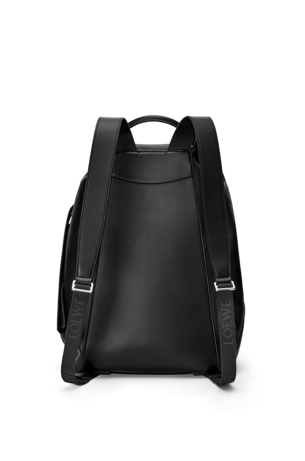 LOEWE Men Flamenco backpack in shiny supple calfskin Black B411FLKX01