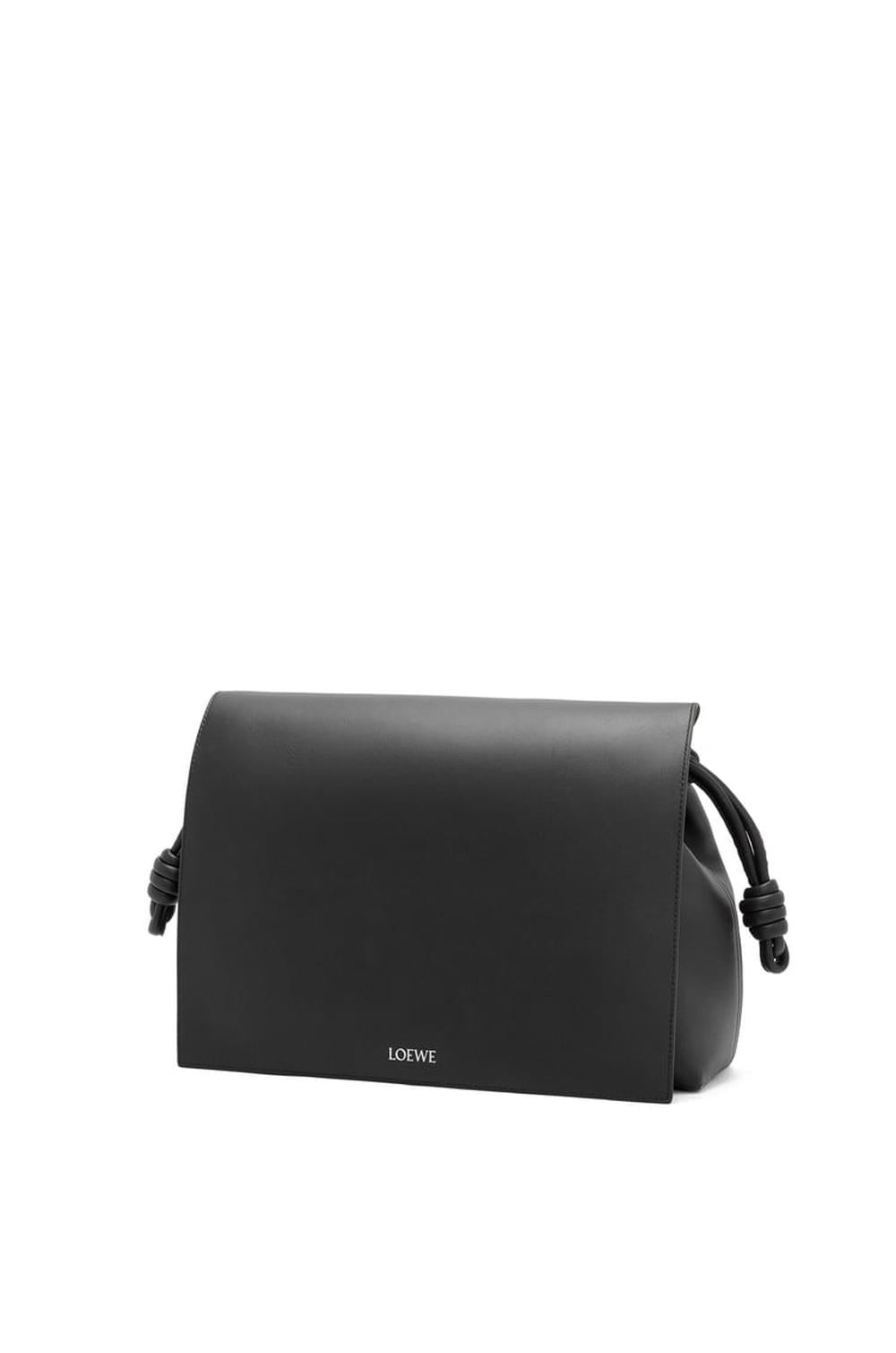 LOEWE Men Flamenco satchel in shiny supple calfskin Black B411FSAX04