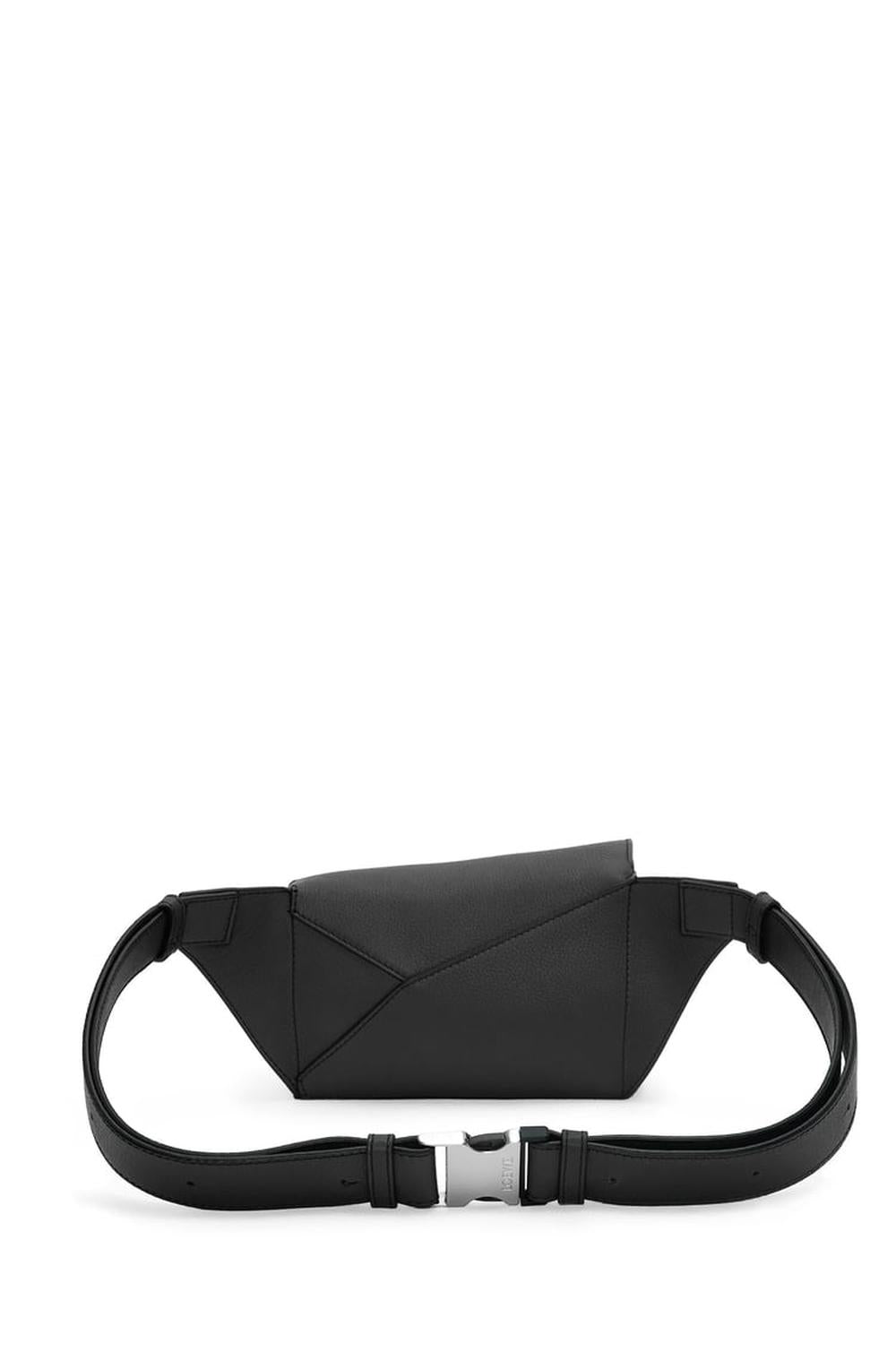 LOEWE Men Mini Puzzle bumbag in classic calfskin Black B510EB1X03