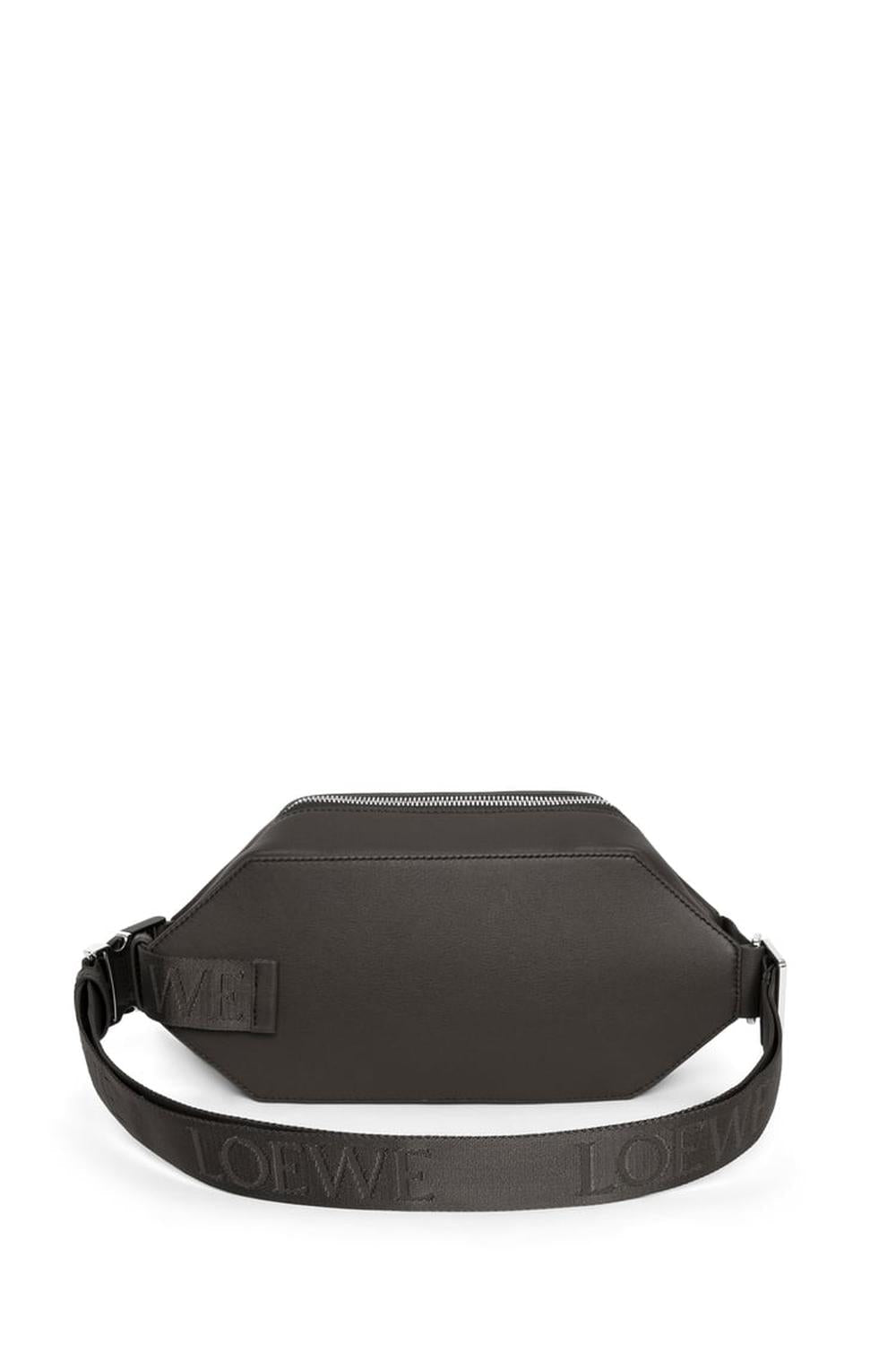 LOEWE Men Convertible sling in classic calfskin Dark Grey B777NCNX01