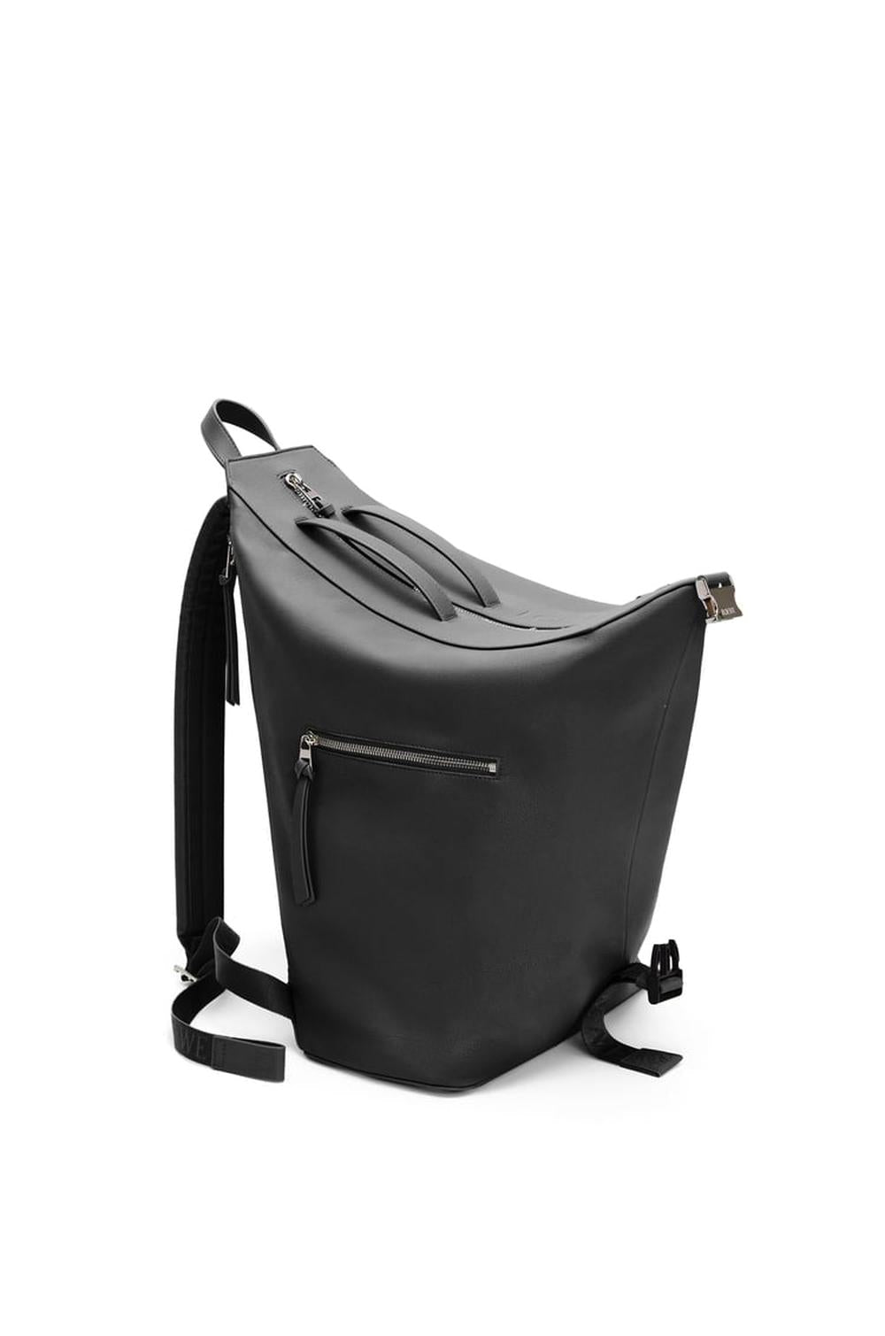 LOEWE Men Convertible backpack in classic calfskin Black B777W36X03