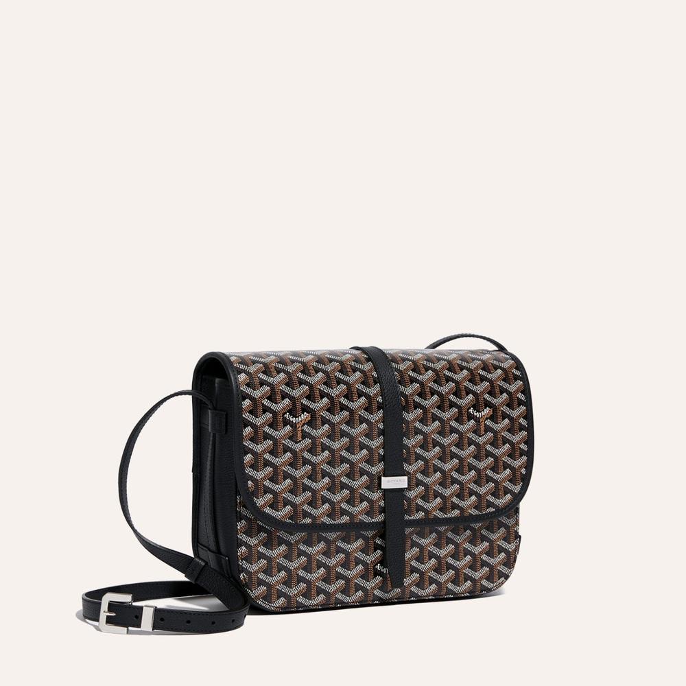 حقيبة GOYARD Belvedere النسائية MM سوداء BELVE3MMLTY01CG01P