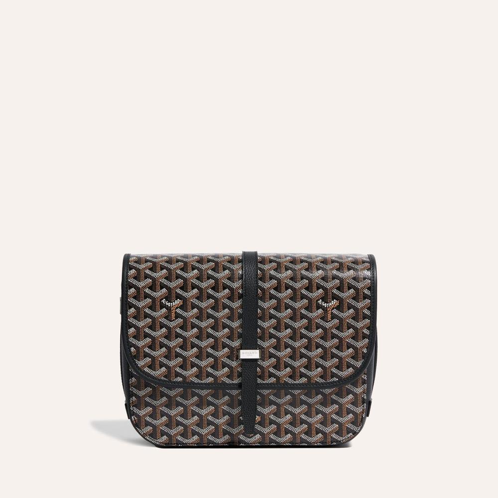 حقيبة GOYARD Belvedere النسائية MM سوداء BELVE3MMLTY01CG01P