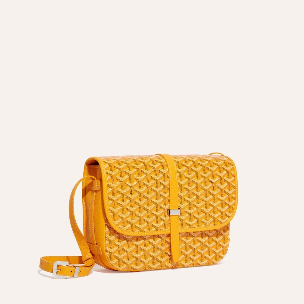 حقيبة GOYARD Belvedere النسائية MM صفراء BELVE3MMLTY08CG08P