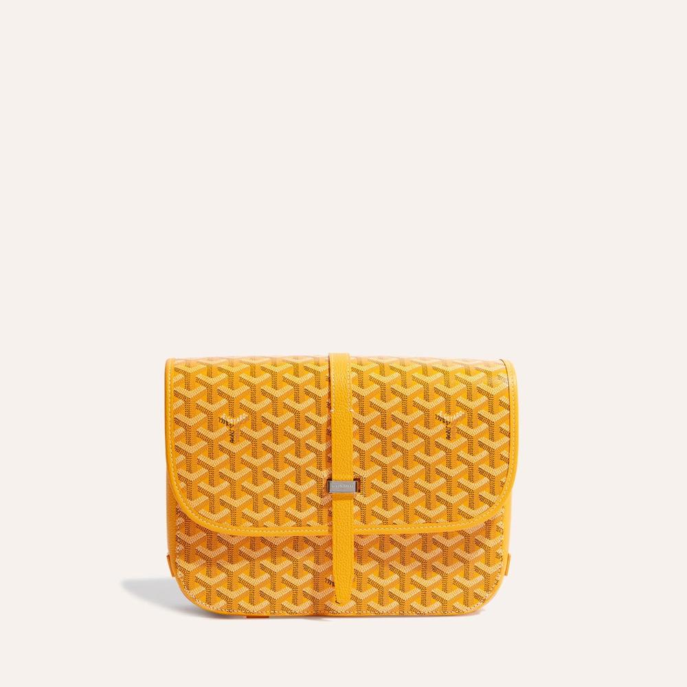 حقيبة GOYARD Belvedere النسائية MM صفراء BELVE3MMLTY08CG08P