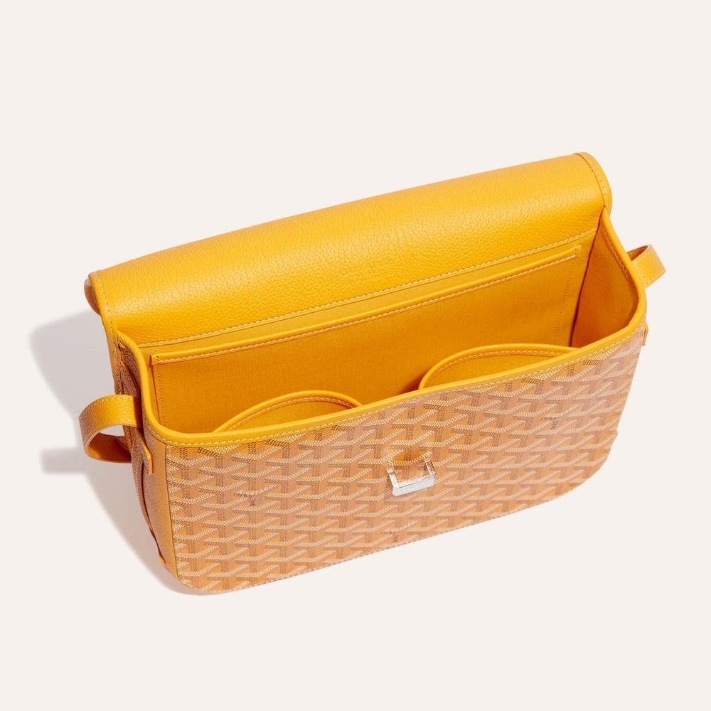 GOYARD Women Belvedere Bag MM Yellow BELVE3MMLTY08CG08P