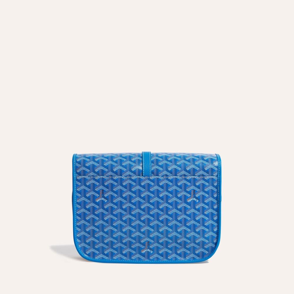 حقيبة GOYARD Belvedere النسائية MM باللون الأزرق السماوي BELVE3MMLTY10CG10P