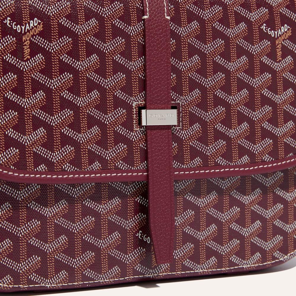 GOYARD Women Belvedere Bag MM Burgundy BELVE3MMLTY33CG33P