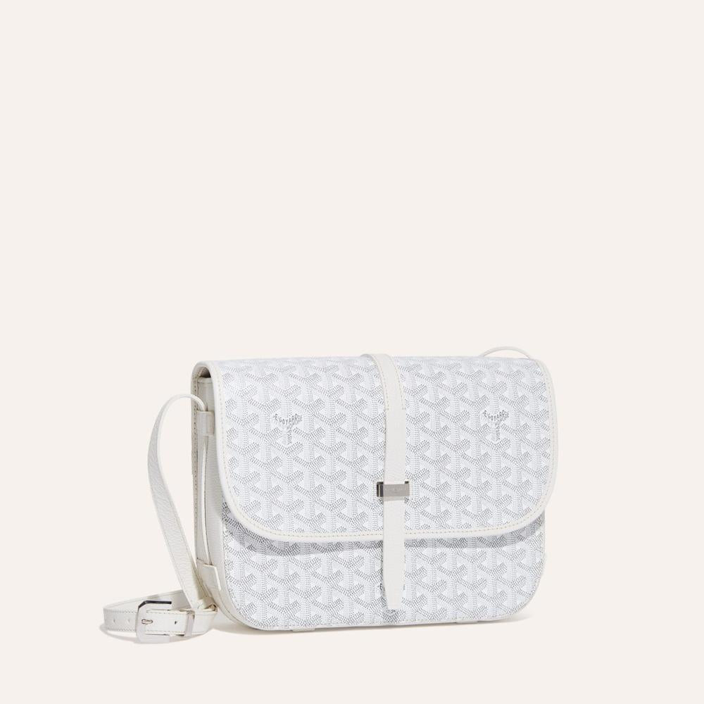 حقيبة GOYARD Belvedere النسائية MM بيضاء BELVE3MMLTY50CG50P