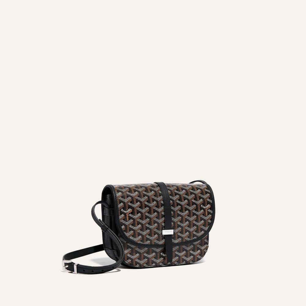 حقيبة GOYARD Belvedere للنساء PM باللون الأسود BELVE3PMLTY01CG01P