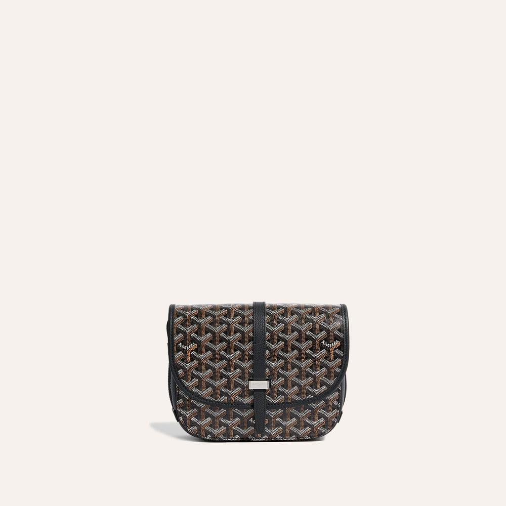 حقيبة GOYARD Belvedere للنساء PM باللون الأسود BELVE3PMLTY01CG01P