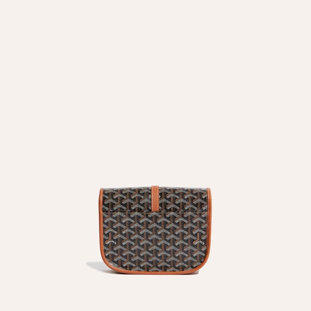 حقيبة GOYARD Belvedere النسائية PM باللون الأسود والبني BELVE3PMLTY01CG03P