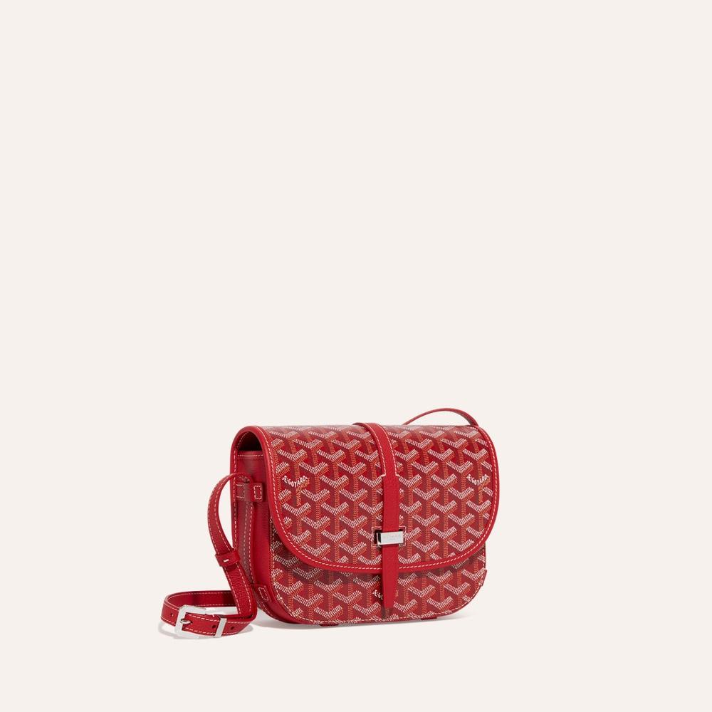 GOYARD Women Belvedere Bag PM Red BELVE3PMLTY02CG02P