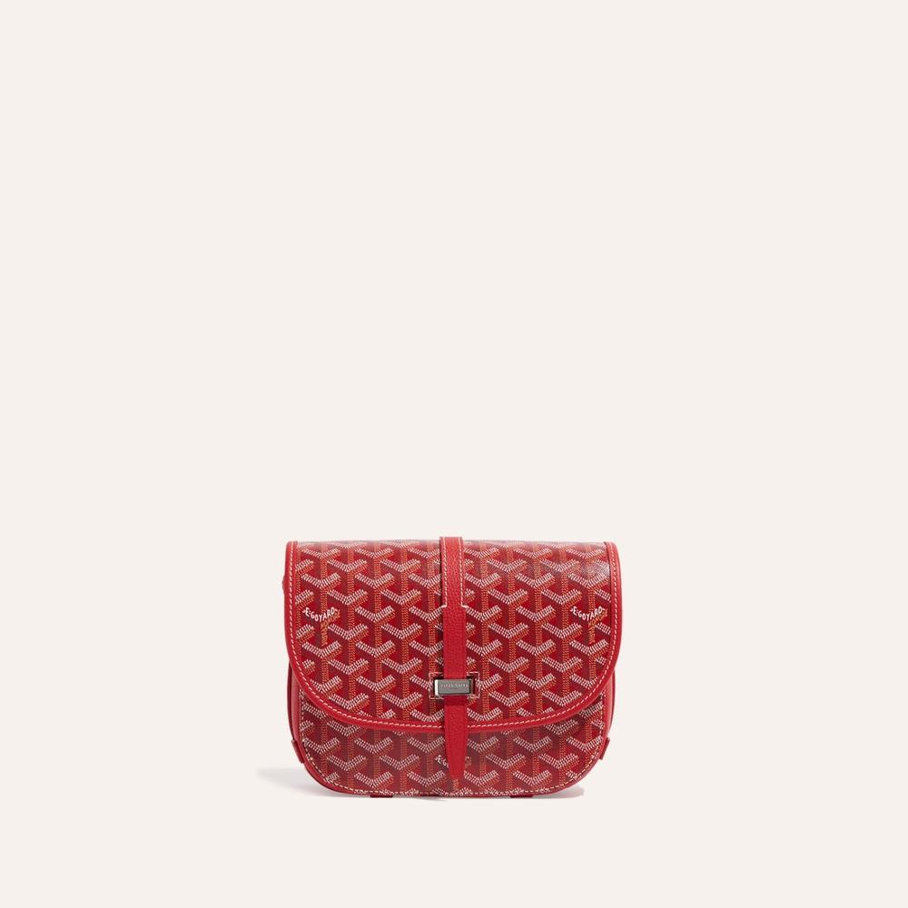 GOYARD Women Belvedere Bag PM Red BELVE3PMLTY02CG02P