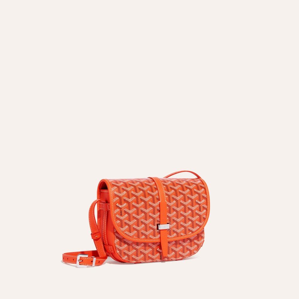 GOYARD Women Belvedere Bag PM Orange BELVE3PMLTY07CG07P