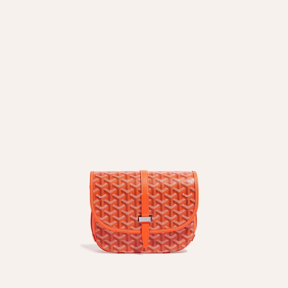 GOYARD Women Belvedere Bag PM Orange BELVE3PMLTY07CG07P